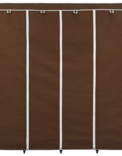 Încărcați imaginea în vizualizatorul Galerie, Șifonier cu 4 compartimente, maro, 175x45x170 cm - Lando
