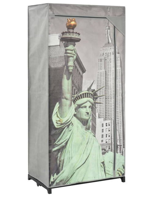 Încărcați imaginea în vizualizatorul Galerie, Șifonier New York, 75 x 45 x 160 cm, material textil - Lando
