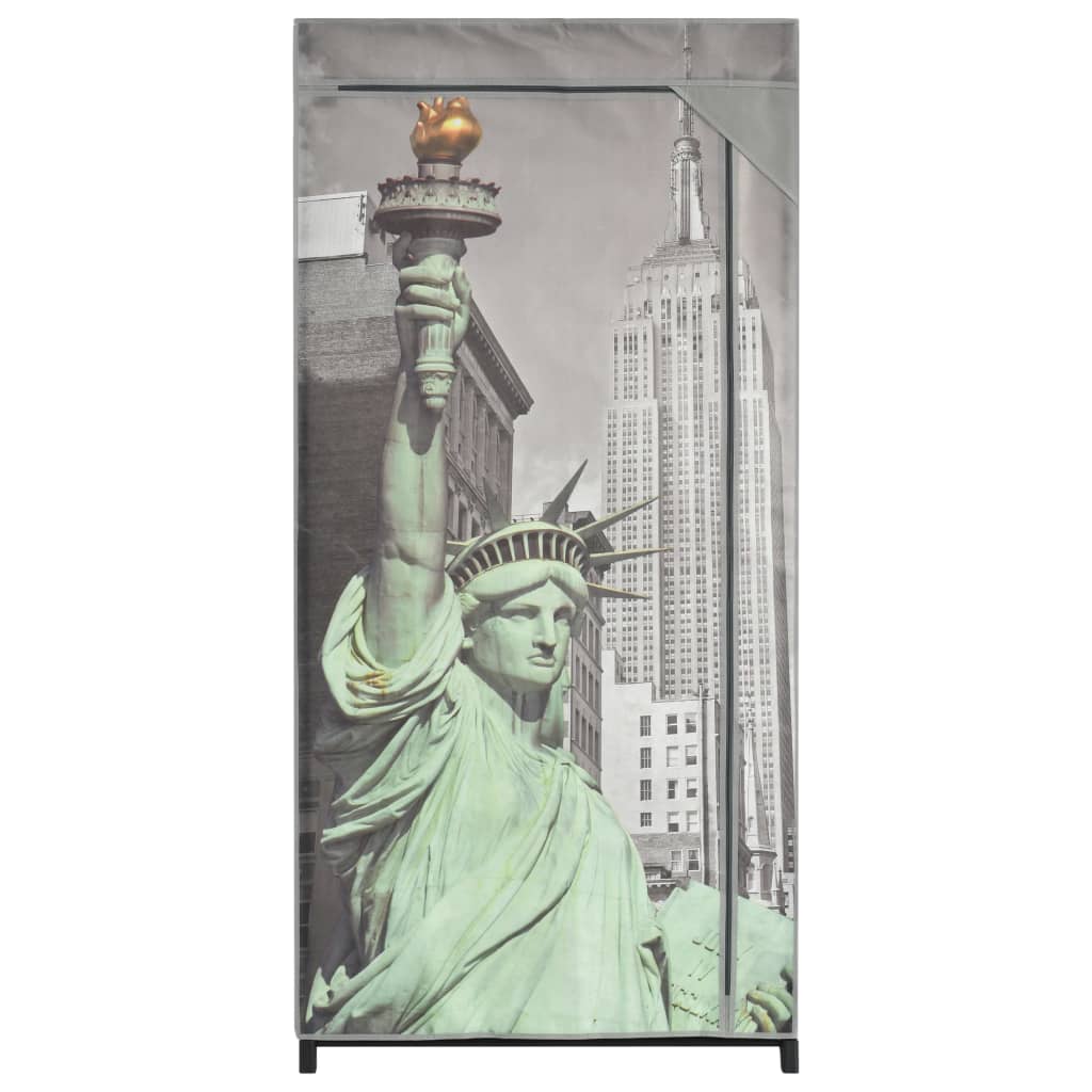 Șifonier New York, 75 x 45 x 160 cm, material textil - Lando