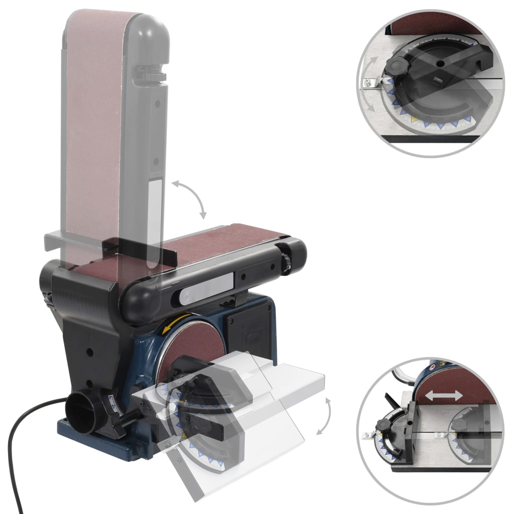 Mașină de șlefuit electrică cu disc și bandă, 370 W, 150 mm - Lando