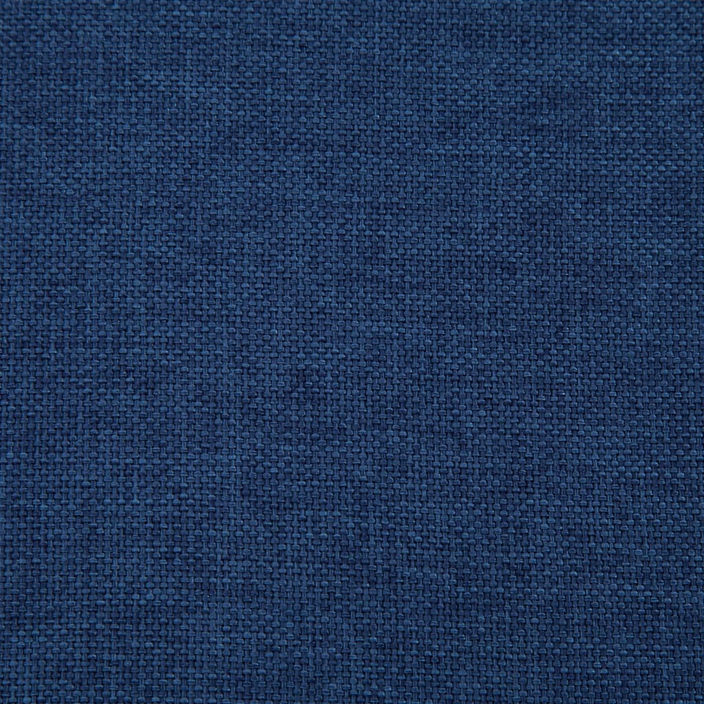 Bancă cu compartiment de depozitare albastru, 116 cm, poliester - Lando