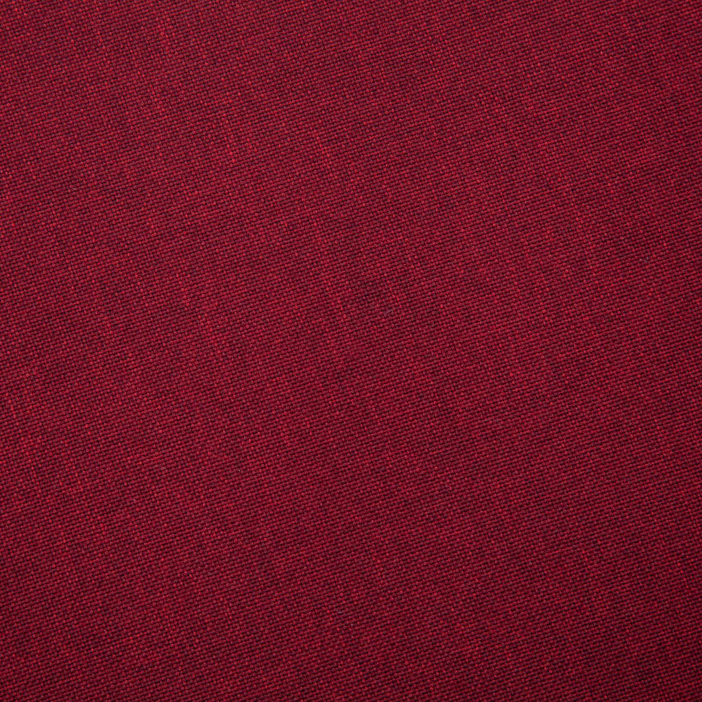Canapea cu 3 locuri, roșu vin, material textil - Lando