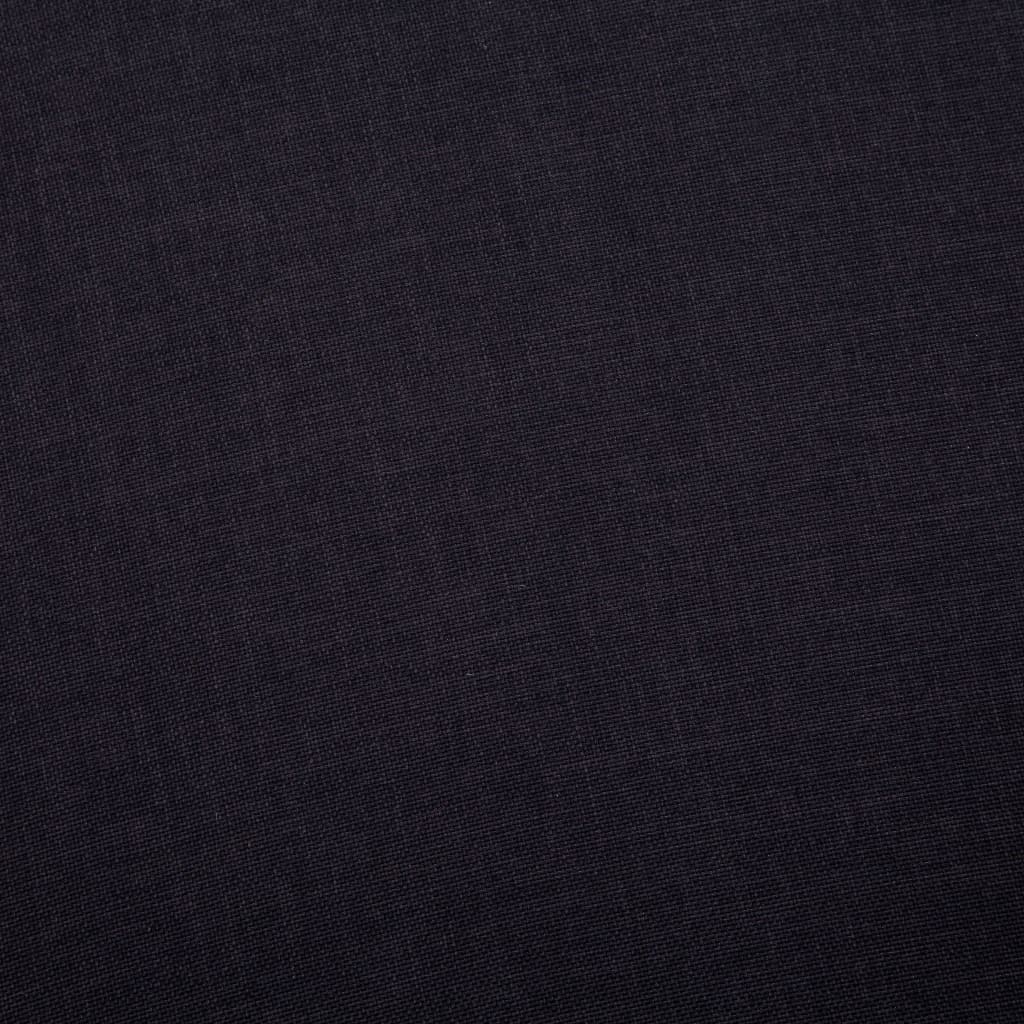 Canapea cu 3 locuri, negru, material textil - Lando