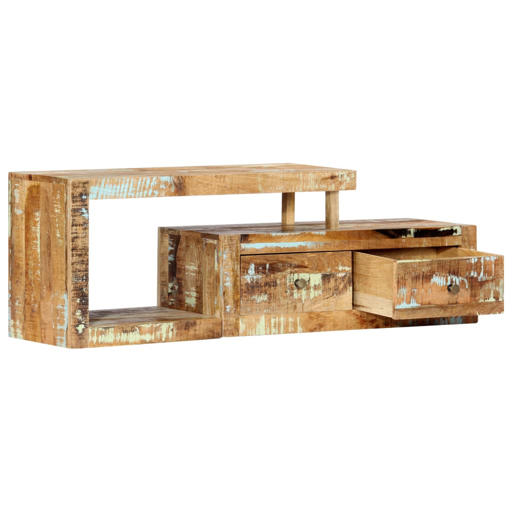 Comodă TV, 120 x 30 x 40 cm, lemn masiv reciclat Lando - Lando