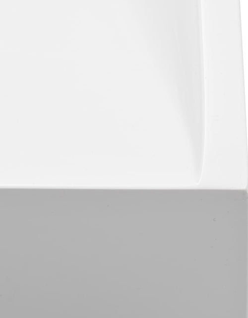 Încărcați imaginea în vizualizatorul Galerie, Chiuvetă, alb, 50x38x13 cm, conglomerat turnat mineral/marmură - Lando
