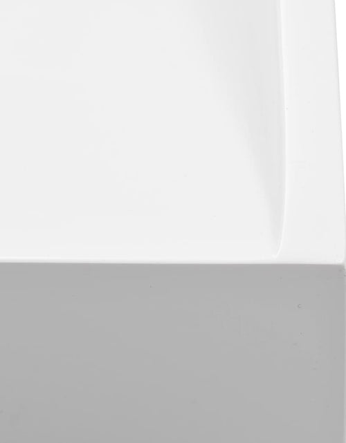 Încărcați imaginea în vizualizatorul Galerie, Chiuvetă, alb, 120x46x11cm, conglomerat turnat mineral/marmură Lando - Lando
