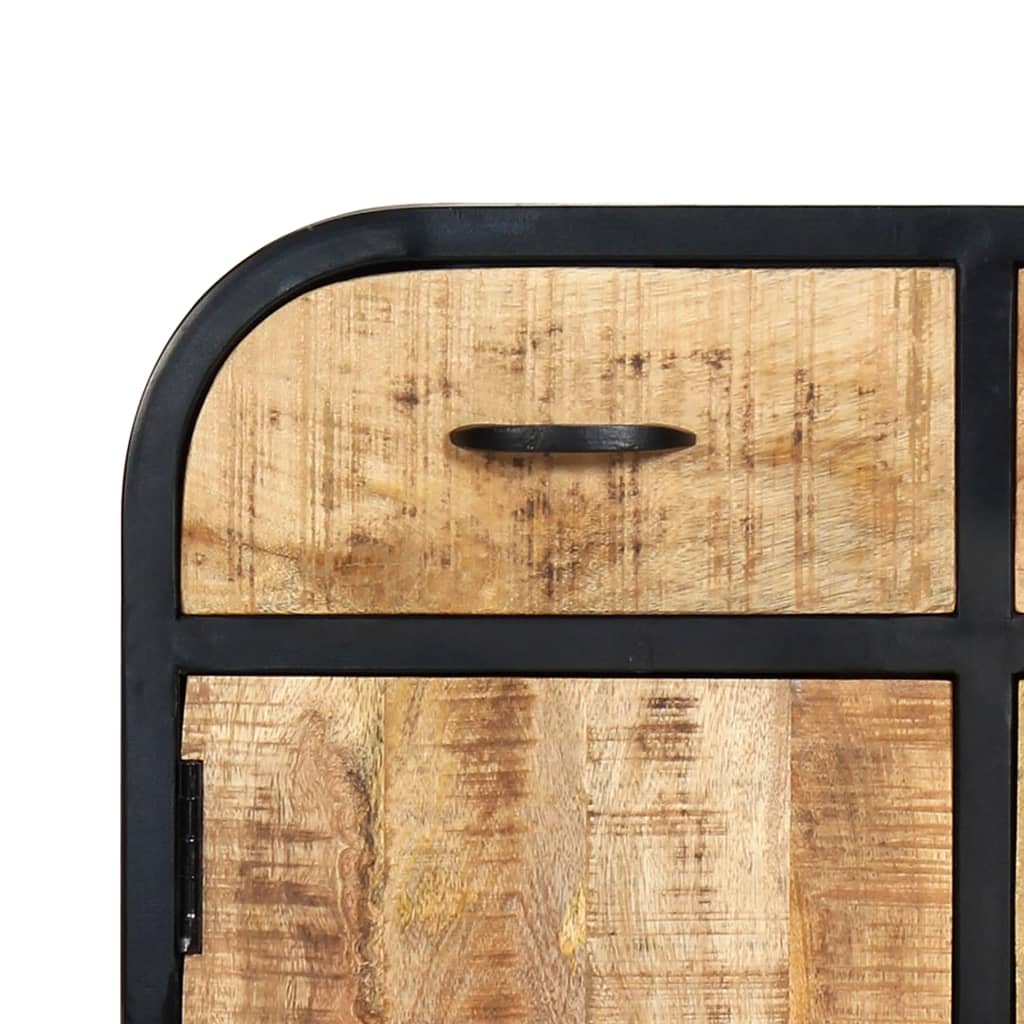 Servantă, 60x30x75 cm, lemn masiv de mango și fier - Lando