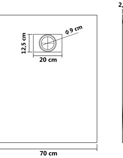 Загрузите изображение в средство просмотра галереи, Cădiță de duș, negru, 90 x 70 cm, SMC Lando - Lando
