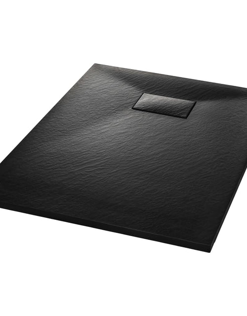 Încărcați imaginea în vizualizatorul Galerie, Cădiță de duș, negru, 100 x 70 cm, SMC - Lando

