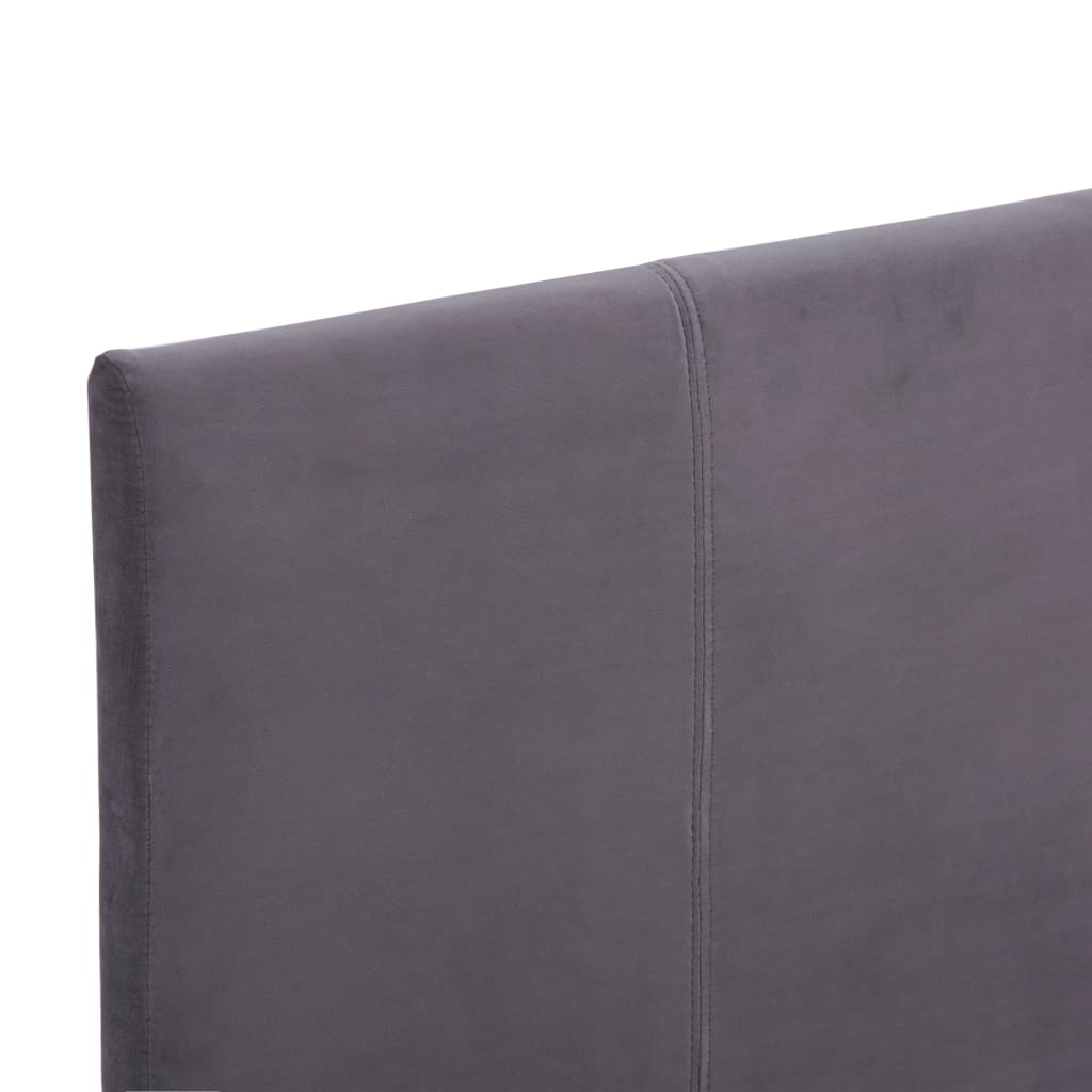 Cadru de pat, gri, 90 x 200 cm, material textil - Lando