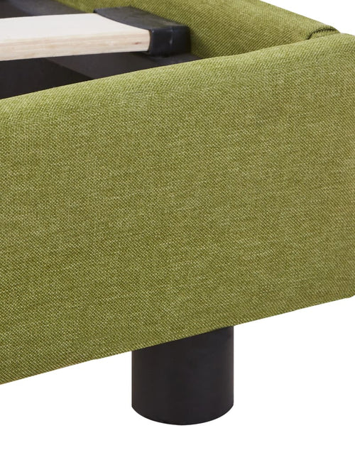 Încărcați imaginea în vizualizatorul Galerie, Cadru de pat, verde, 120 x 200 cm, material textil - Lando
