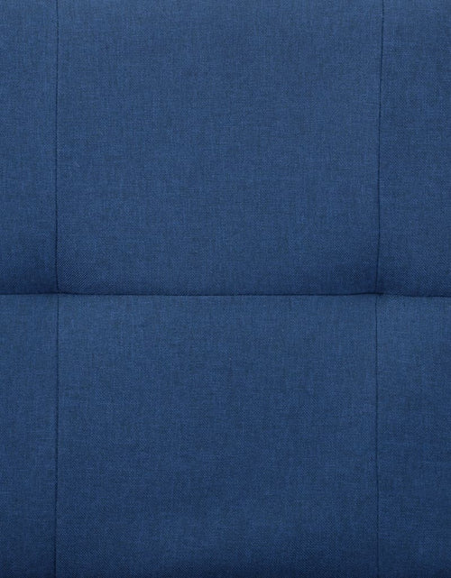 Загрузите изображение в средство просмотра галереи, Canapea extensibilă cu două perne, albastru, poliester - Lando
