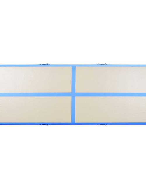 Загрузите изображение в средство просмотра галереи, Saltea gimnastică gonflabilă cu pompă albastru 300x100x10cm PVC Lando - Lando
