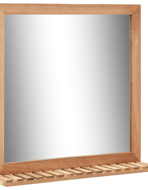 Încărcați imaginea în vizualizatorul Galerie, Dulap de chiuvetă cu oglindă, lemn masiv de nuc - Lando
