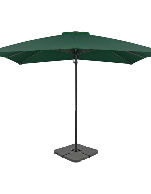 Încărcați imaginea în vizualizatorul Galerie, Umbrelă de exterior cu bază portabilă, verde - Lando
