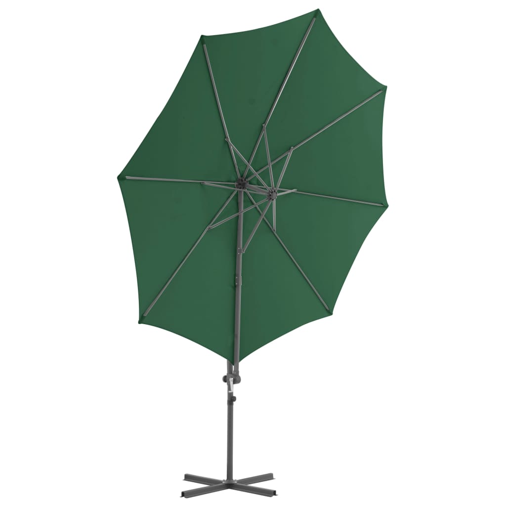 Umbrelă de exterior cu bază portabilă, verde Lando - Lando