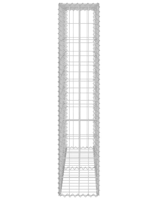 Загрузите изображение в средство просмотра галереи, Perete gabion cu capace, 80 x 20 x 100 cm, oțel galvanizat Lando - Lando
