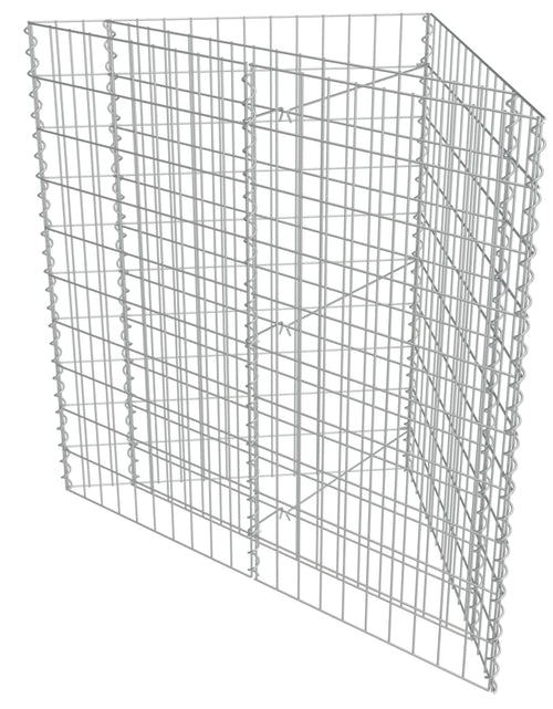 Загрузите изображение в средство просмотра галереи, Strat înălțat gabion, 75x75x50 cm, oțel galvanizat Lando - Lando
