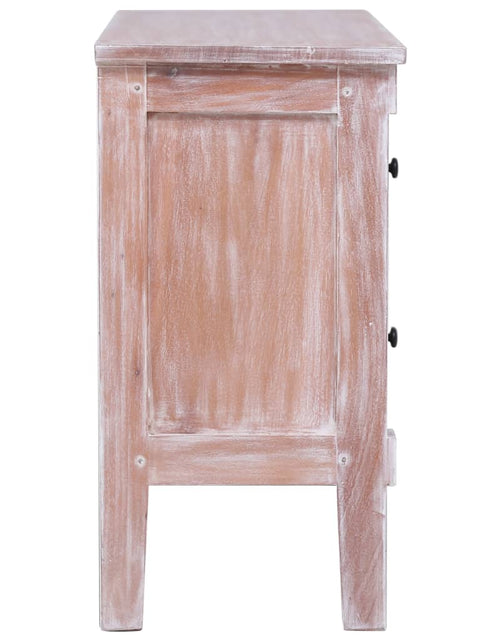 Загрузите изображение в средство просмотра галереи, Servantă cu 2 sertare, 90x30x60 cm, lemn masiv de mahon Lando - Lando
