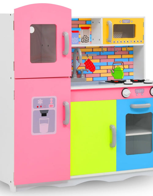 Загрузите изображение в средство просмотра галереи, Bucătărie de jucărie pentru copii, multicolor, 80x30x85 cm, MDF Lando - Lando
