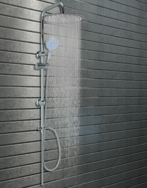 Încărcați imaginea în vizualizatorul Galerie, Set de duș cu două capete, cu duș de mână, oțel inoxidabil - Lando
