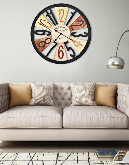 Încărcați imaginea în vizualizatorul Galerie, Ceas de perete, multicolor, 60 cm, metal - Lando
