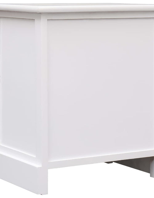 Încărcați imaginea în vizualizatorul Galerie, Noptieră, 2 buc, gri, 38 x 28 x 45 cm, lemn de paulownia - Lando
