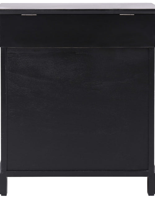 Загрузите изображение в средство просмотра галереи, Pantofar, negru, 50 x 28 x 58 cm, lemn de paulownia - Lando
