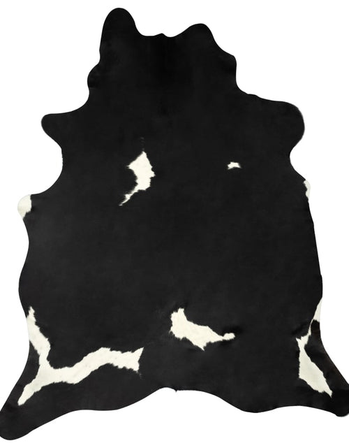 Încărcați imaginea în vizualizatorul Galerie, Covor din piele de vită, negru și alb, 150x170 cm Lando - Lando
