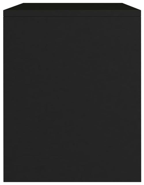 Încărcați imaginea în vizualizatorul Galerie, Noptieră, negru, 40 x 30 x 40 cm, PAL - Lando
