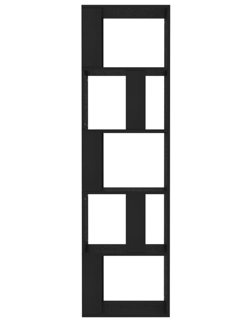 Încărcați imaginea în vizualizatorul Galerie, Bibliotecă/Separator cameră, negru, 45x24x159 cm, PAL - Lando
