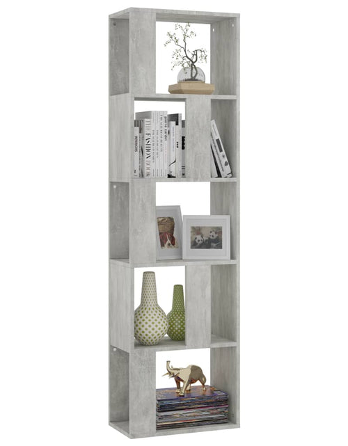 Încărcați imaginea în vizualizatorul Galerie, Bibliotecă/Separator cameră, gri beton, 45x24x159 cm, PAL Lando - Lando
