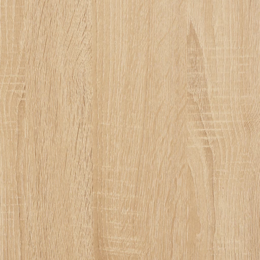 Cutie de depozitare viniluri, stejar sonoma, 71x34x36 cm, lemn - Lando