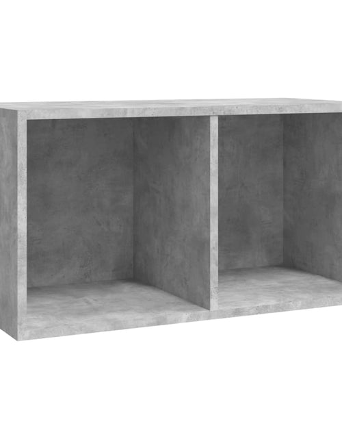 Încărcați imaginea în vizualizatorul Galerie, Cutie de depozitare viniluri, gri, 71x34x36 cm, lemn compozit - Lando
