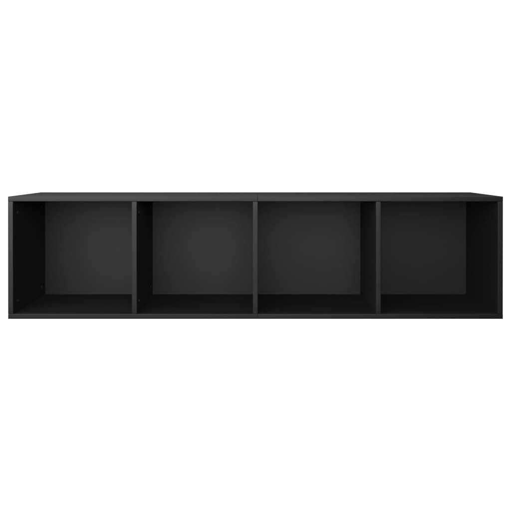 Bibliotecă/Comodă TV, negru, 36 x 30 x 143 cm, PAL Lando - Lando