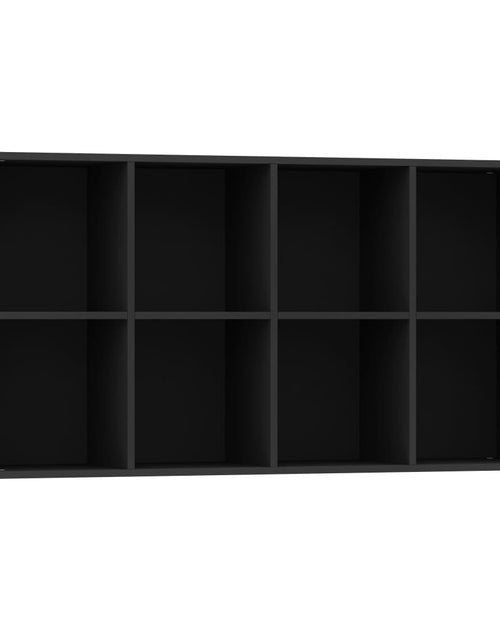 Загрузите изображение в средство просмотра галереи, Bibliotecă/Servantă, negru, 66x30x130 cm, PAL - Lando

