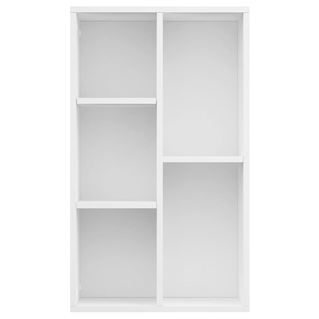 Bibliotecă/Servantă, alb, 50x25x80 cm, PAL Lando - Lando