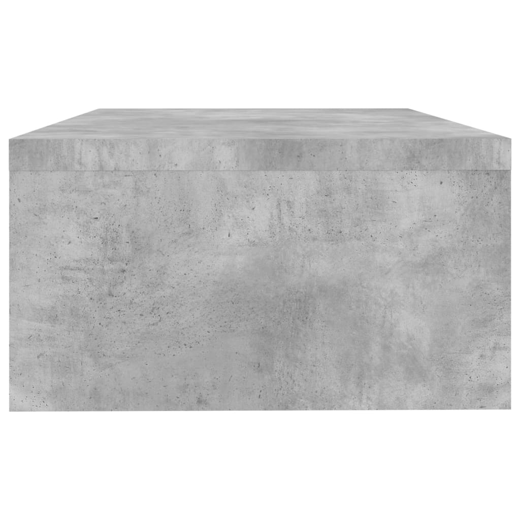 Suport monitor, gri beton, 42 x 24 x 13 cm, PAL Lando - Lando