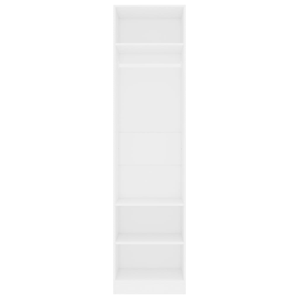 Șifonier, alb, 50x50x200 cm, PAL - Lando