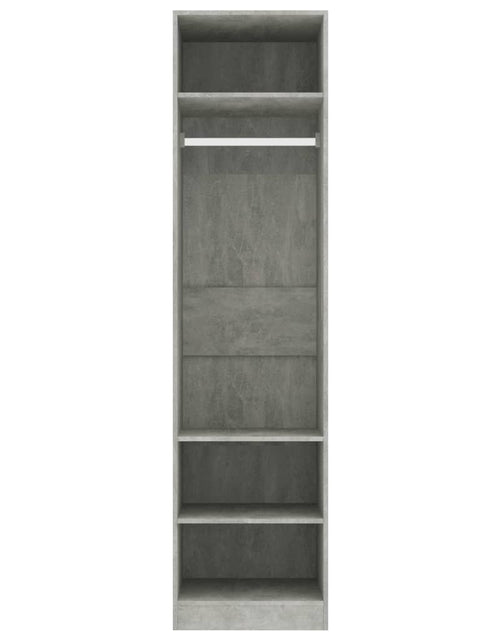 Încărcați imaginea în vizualizatorul Galerie, Șifonier, gri beton, 50x50x200 cm, PAL - Lando
