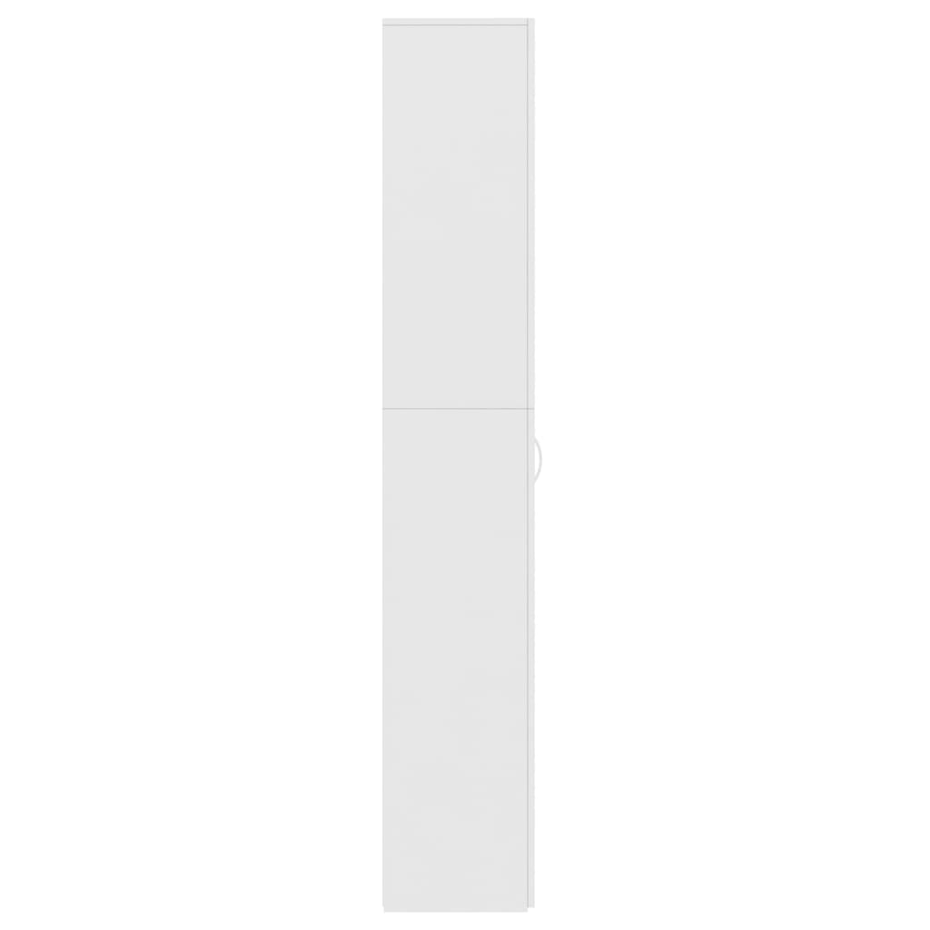 Dulap de birou, alb, 60x32x190 cm, PAL - Lando