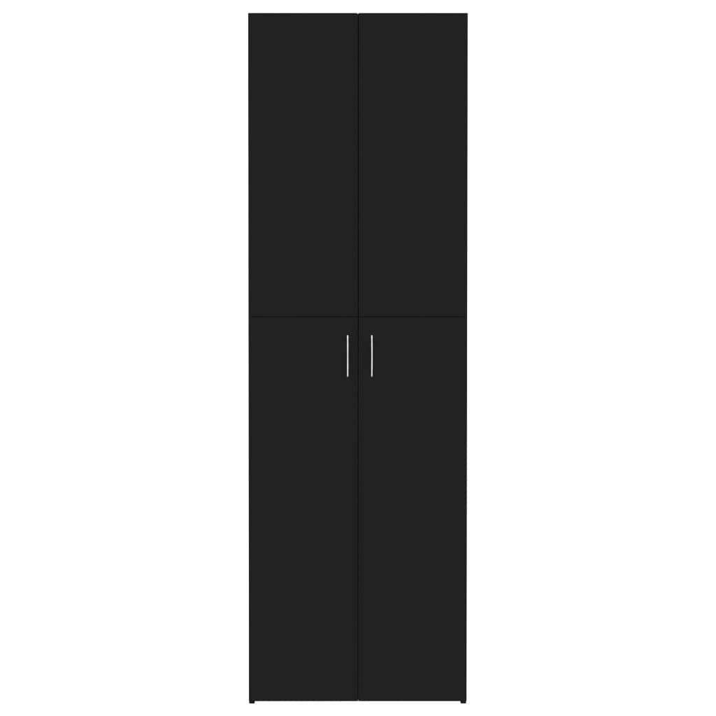 Dulap de birou, negru, 60x32x190 cm, PAL - Lando