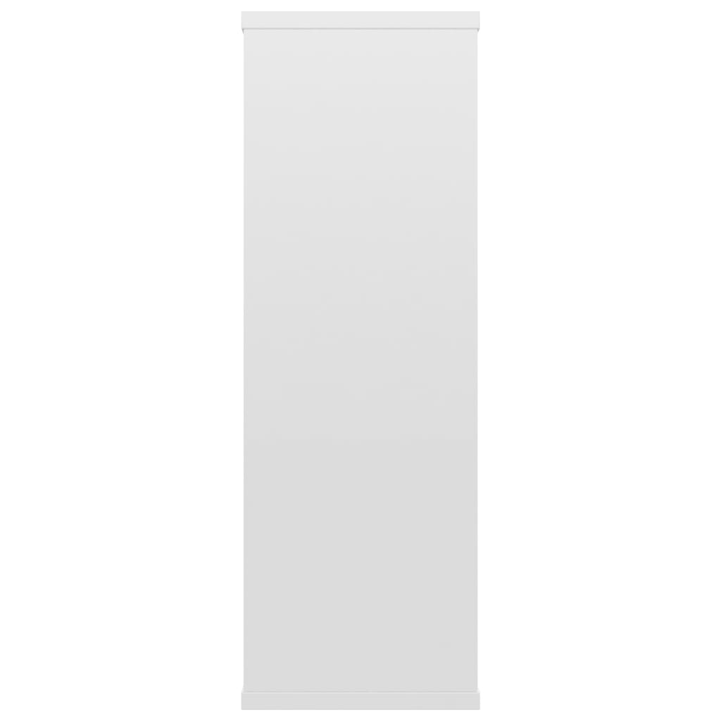 Rafturi de perete, alb extralucios, 104x20x58,5 cm, PAL Lando - Lando