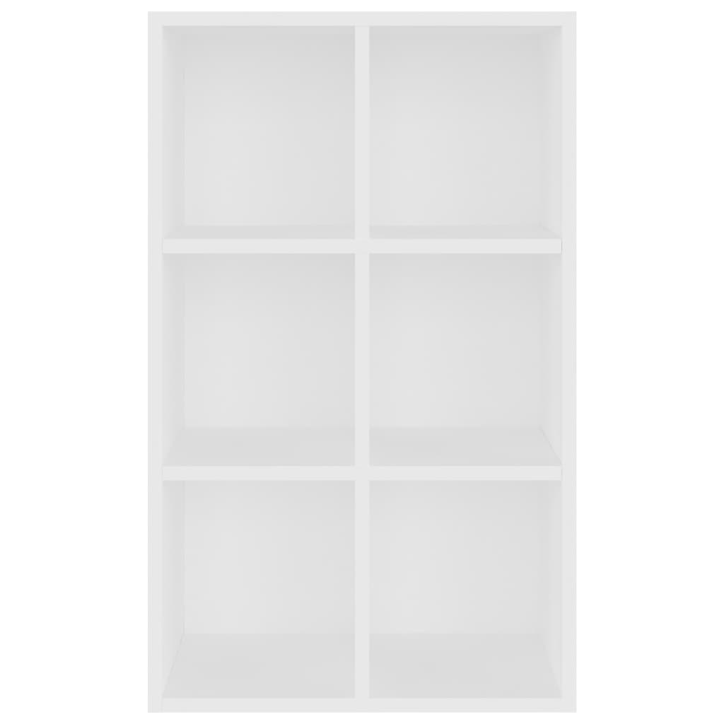 Bibliotecă/Servantă, alb, 66x30x97,8 cm, PAL Lando - Lando