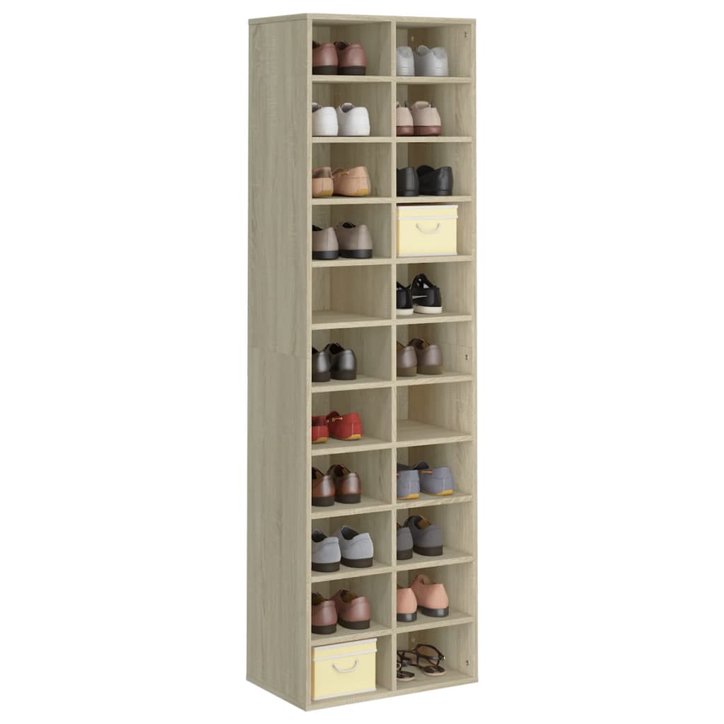 Pantofar, stejar sonoma, 54x34x183 cm, PAL - Lando