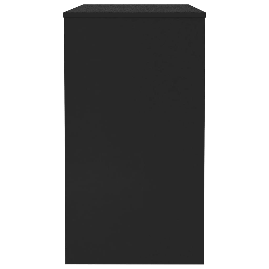 Birou, negru, 90x40x72 cm, lemn prelucrat - Lando