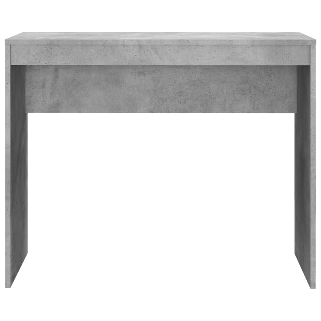 Birou, gri beton, 90x40x72 cm, lemn prelucrat - Lando