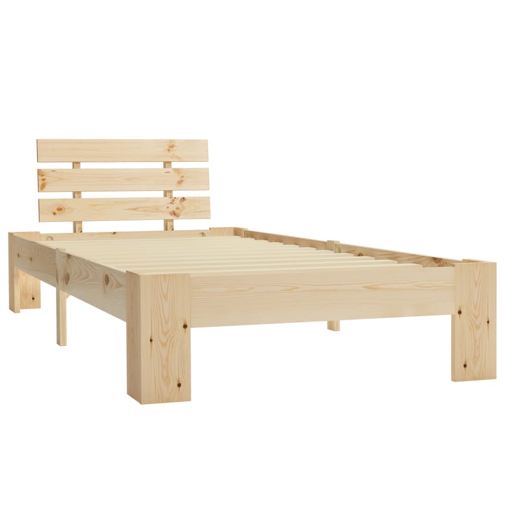 Cadru de pat, 100 x 200 cm, lemn masiv de pin - Lando