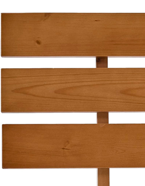 Încărcați imaginea în vizualizatorul Galerie, Cadru de pat, maro miere, 90 x 200 cm, lemn masiv de pin - Lando
