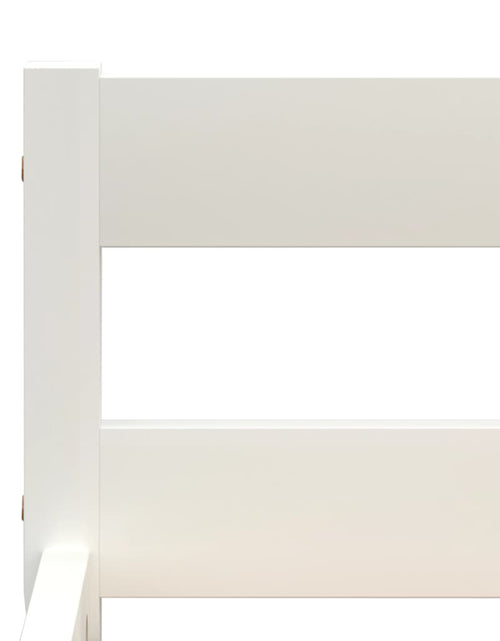 Загрузите изображение в средство просмотра галереи, Cadru de pat, alb, 90 x 200 cm, lemn masiv de pin - Lando
